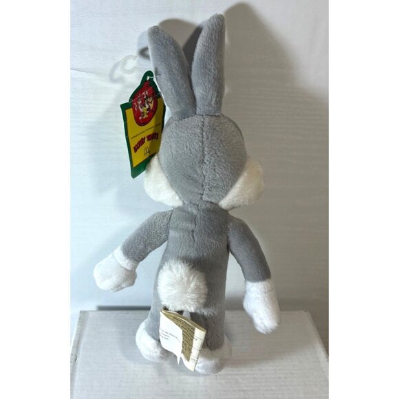 1992 Warner Bros McDonalds Looney Tunes Bugs Bunny Plush Christmas Ornament 12" - Picture 2 of 6